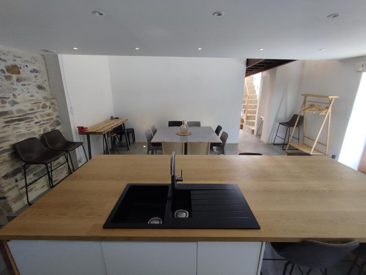 Conviviale - Longere Lumineuse - Charme & Nature Bains-sur-Oust Exterior foto